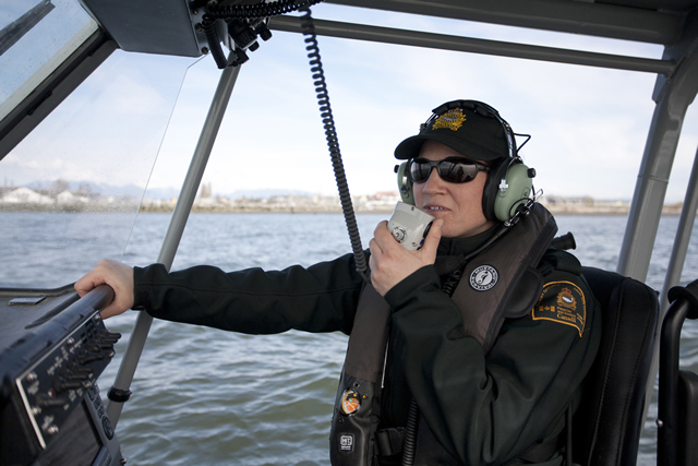 Radio communication with dispatch is a must! Photo by Trevor Meier