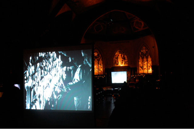 Compostela, video installation at Church of the Redeemer, Toronto (Scotiabank Nuit Blanche, 2011)